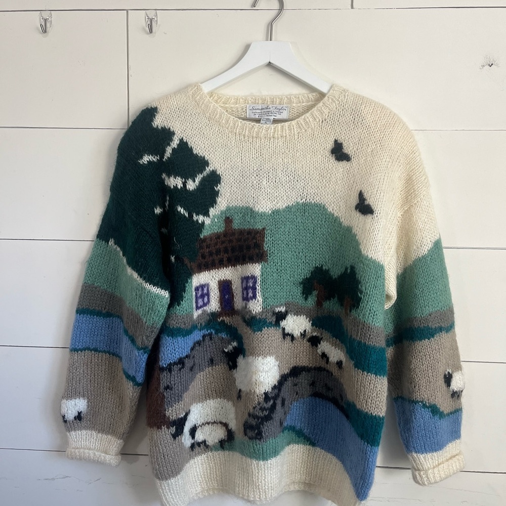 Samantha Taylor Chadwick’s of Boston Wool Vintage Knit Sweater